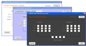 Customized Time Calculator Designs